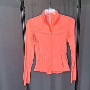 Lululemon Like New Jacket Orange/peach size 4
